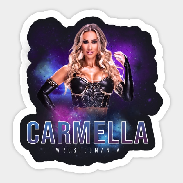 carmella wrestle Sticker by KomenX